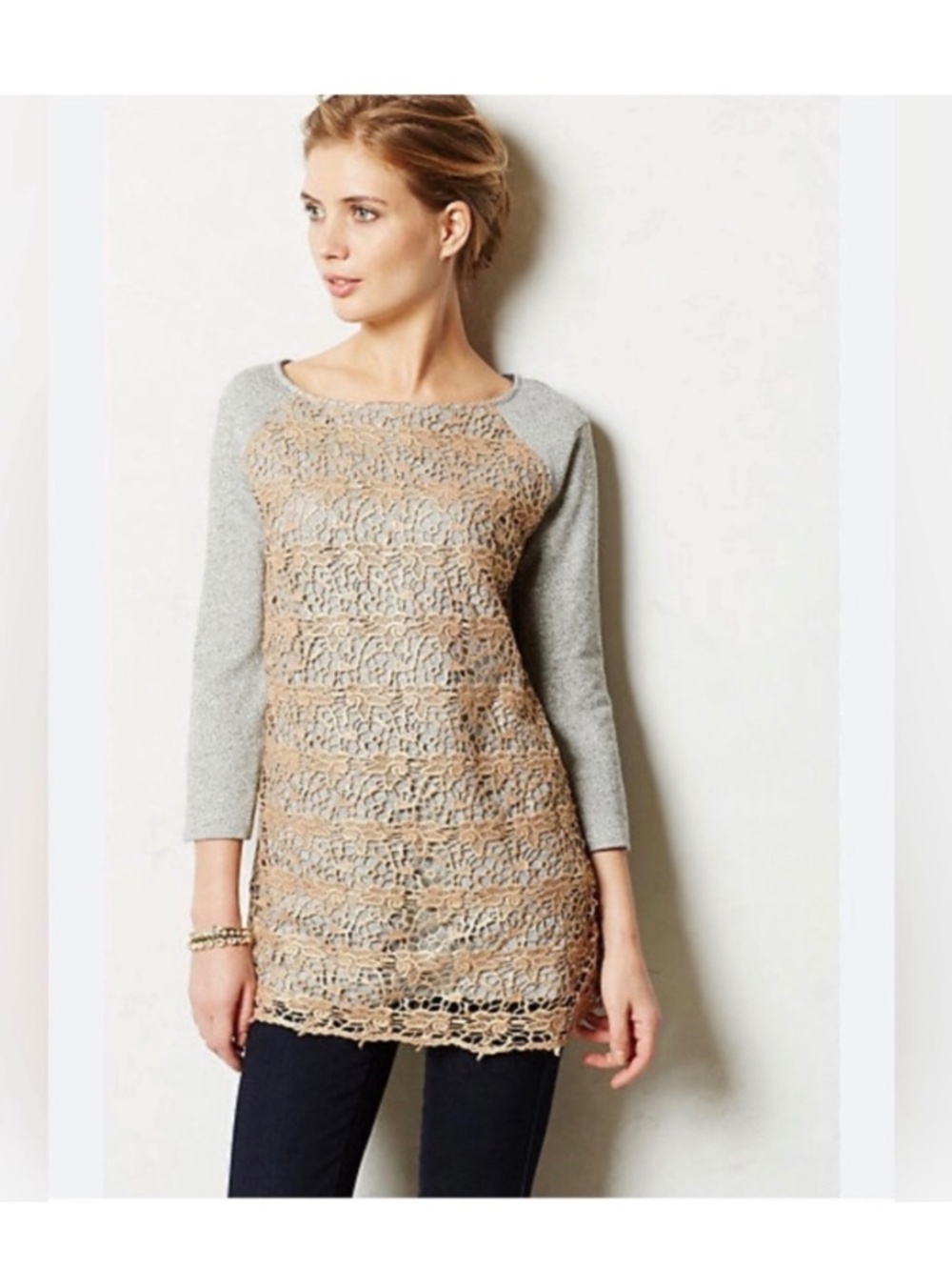 Anthropologie Dolan Le Pompe Tunic/Sweatshirt